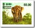 Ceylon Stamps On Asian Elephant
